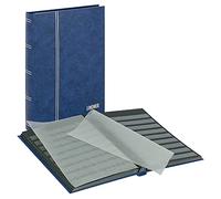 LINDNER Das Original Classeur Standard pour Timbres avec 32 Pages Noires, 230 x 305 x 25 mm, Bleu