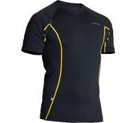 Lindstrands Dry, chemise fonctionnelle à manches courtes unisexe L Noir/Jaune Noir/Jaune