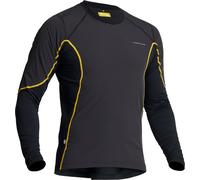 Lindstrands Dry Wind, chemise fonctionnelle à manches longues un M Noir/Jaune Noir/Jaune