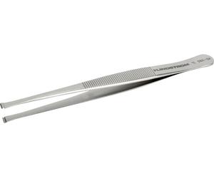 Lindström TL 582-SA Pince brucelle de montage 582 plate, large, courbée 115 mm