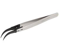 Lindström TL 7CFR-SA antistatique (ESD) Pince brucelle ESD 7CF plate, courbée 130 mm