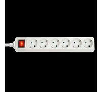 Lindy Multiprise 6 prises Schuko avec interrupteur