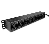 LINDY 8-fach Schuko-Steckdosen PDU mit Schaltern