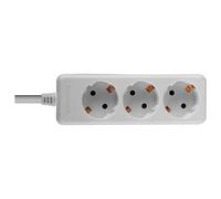 LINDY - Coupe-circuit - CA 250 V - 3500 Watt - connecteurs de sortie : 3 - 1.4 m cordon - blanc