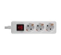 LINDY - Coupe-circuit - CA 250 V - 3500 Watt - connecteurs de sortie : 3 - 1.4 m cordon - blanc