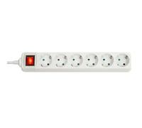 Lindy Multiprise 6 prises Schuko avec interrupteur