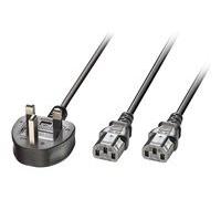 Lindy - répartiteur d'alimentation - power IEC 60320 C13 pour BS 1363A - 2.5 m