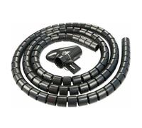 LINDY Spiral Cable Tidy - Conduit flexible pour câble - 5 m - noir
