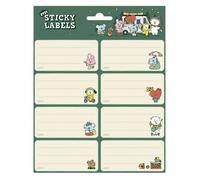 Line Friends BT21 16 Autocollants Décoratifs Multicolore