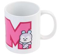 Line Friends BT21 Mug en Céramique Capacité 300ml Dancing Machine INSIDE MANG BT21 Blanc