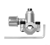 Line Tap Valve Kit BPV-31 Lot de 3 valves de perçage pour recharge AC - Valve de selle en métal avec manomètre pour systèmes R12 R22 Tubes de 1/4 à 3/8"