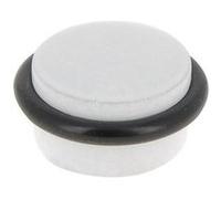 LINEA BERTOMANI Butée de porte à fixer au sol CHRISLIGNE bois blanc, L.4.1 x H.2.3 x l.4.1 cm Blanc G