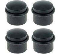 LINEA BERTOMANI Lot de 4 butées de porte de sol LINEA BERTOMANI Bu310x4/101e bois noir Diam.3.5 x H.3.5 cm Noir G