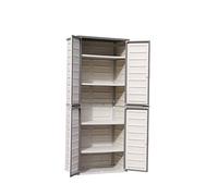 Linea Garden Friend A1852358 Armoire Haute à Quatre étagères, capacité 565 L, Gris