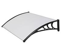 Linea Garden Friend P1327011, Auvent ABS Profondeur 80 Cm, Longueur 120 Cm, Noir