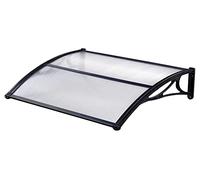 Linea Garden Friend P1327022, Auvent ABS Profondeur 80 Cm, Longueur 120 Cm, Noir