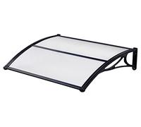 Linea Garden Friend P1327028, Auvent ABS Profondeur 100 cm, Longueur 120 Cm, Noir
