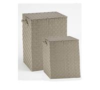 Linea Garden Friend P1511024 Lot de 1/2 Porte-Serviette rectangulaire en flèche de Polyester Taupe