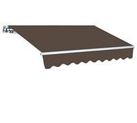 Linea Garden Friend Rideau Barre carrée Couleur - Marron P. 200 L. 250