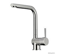 NABER Mitigeur monocommandé DRIVE 2 en ACIER INOXYDABLE avec bec extractible / robinetterie