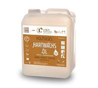 LINEA NATURA® Huile de cire dure - Huile pour meubles - Huile d'escalier - Cire dure - Incolore (5L)