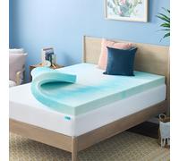 Linenspa Surmatelas en Mousse à mémoire de Forme Tourbillon en Gel de 10,2 cm -