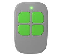 LINEOPS Télécommande bip Portail Compatible avec SCS Sentinel AAM0085, AAM0084, AAM0094 ControlGate 433Mhz - Piles Incluses - Garantie 3 Ans - Gris/Vert x1