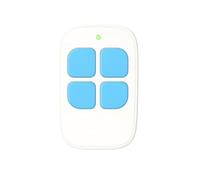 LINEOPS Télécommande bip Portail Compatible avec SCS Sentinel AAM0101 AAM0085 AAM0084 ControlGate 433Mhz - Piles Incluses - Garantie 3 Ans - Blanc-Bleu x1