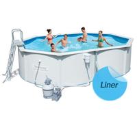 Liner 75/100ème piscine Bestway - hydrium 360 x 120 cm - Bleu ciel (ext 393 cm)