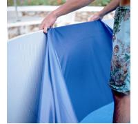 Liner bleu pour piscine GRE - Ø 3,50 x 1,20 m - 30/100e