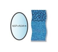 Swimline Liner boulder forme ovale 4,57x9,14m pour piscine hors sol - li1530sbo
