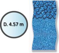 Liner boulder forme ronde d.4.57m pour piscine hors sol - Swimline - LI1548SBO -
