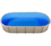 Liner ovale pour piscine, 375 x 732 cm, liner UniBead pour une hauteur de paroi de 120 cm, vinyle haut de gamme, installation facile avec rustines anti-fuites, conçu pour les piscines hors sol à paroi