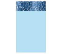 Liner Piscine 75/100 Bleu clair avec frise mosaïque Dia 4.60m H 1.20m