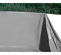 Liner piscine hors-sol ovale Toi SWIMPOOL 550X366X132cm couleur gris