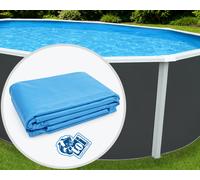 Liner piscine hors-sol Toi SWIMPOOL ronde Ø 640 x 120cm 35/40µ coloris uni bleu