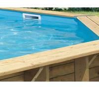 Liner piscine hors-sol Ubbink 300x490xH120cm 75/100ème coloris bleu