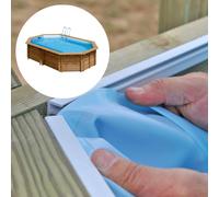 Liner piscine Sunbay Canelle 2 - 535 x 535 x H 117 cm