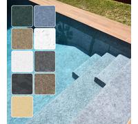 Liner PVC armé Aquasense 180/100e imprimé texturé - 41,25 m² - Black Slate -