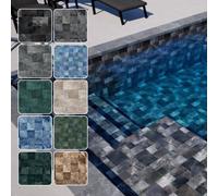 Liner PVC armé Aquasense Signature 180/100e texturé - 41,25 m² - Imperial Green -