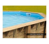 Liner seul pour piscine bois Linéa 3,00 x 3,00 x 1,26 m Bleu