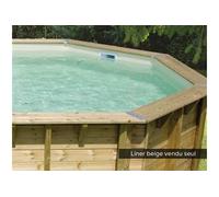 Liner seul pour piscine bois SunWater 5,55 x 3,00 x 1,40 m Beige