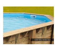 Liner seul pour piscine bois SunWater 5,55 x 3,00 x 1,40 m Bleu