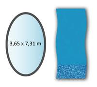 Swimline Liner piscine hors-sol ovale Swirl – 3,65 x 7,31 m