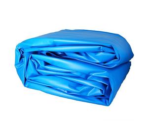 Liner uni bleu pour piscine Ø 4,6 m x 1,20 m - 30/100e - Pour overlap (non fourni) - Gre - Liner Piscine
