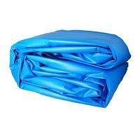 Liner pour piscine acier Gre ovale fixation avec profil d'accrochage - 8,00 x 4,70 x h1,20m - Bleu uni