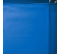 Liner piscine Gré en huit 640 x 390 x H.120 - Rail d'accroche - Bleu