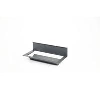 Naber, Linero MosaiQ Porte-rouleau de papier. Simple, graphite noir - Systèmes de rails