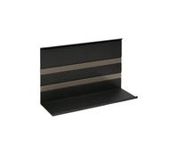 Linero MosaiQ Tablette universelle H 200 mm sans cadre noir mat / Système de rails / Kesseböhmer