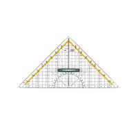 Linex 2632 Plastic Geo Triangle with Handle 30cm Protractor Removable Handle Fac